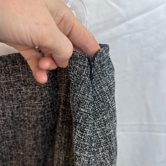 Style & Co Tweed Skirt Suit SET Tailored Career Wear Classic Boss Babe Size 16W - Picture 12 of 16